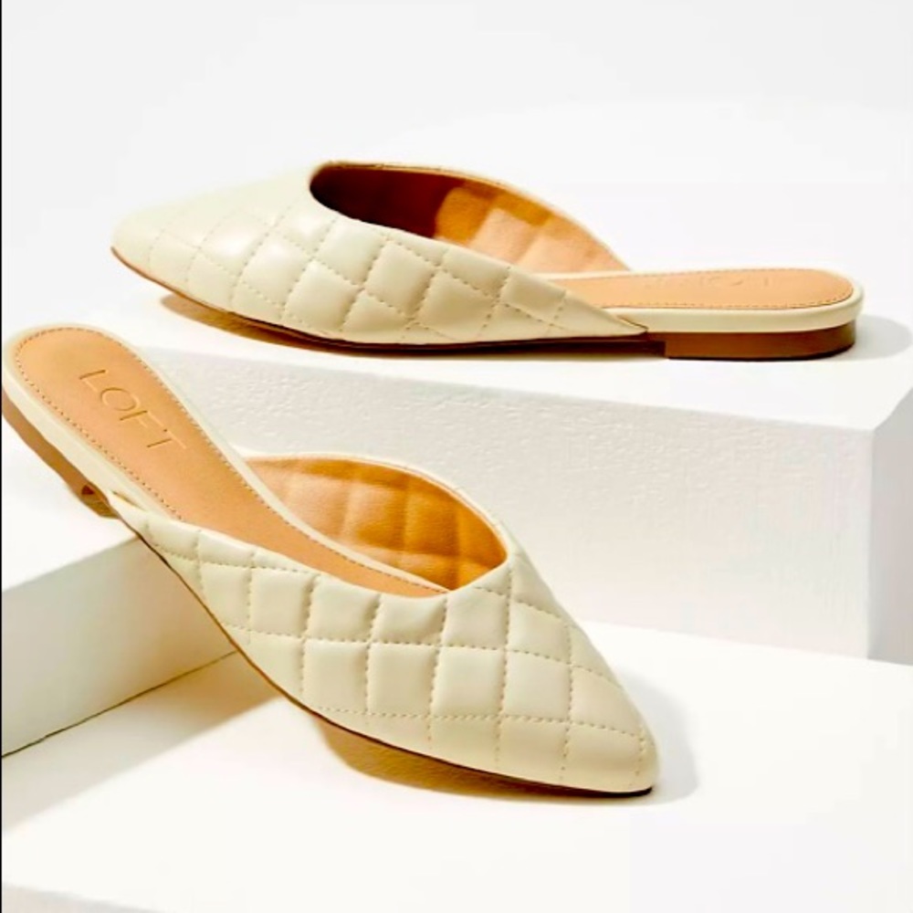 LOFT Quilted Mules
